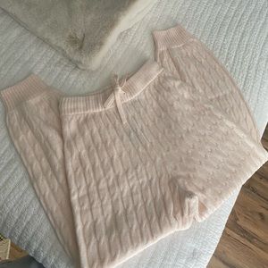 H&M light pink sweatpants